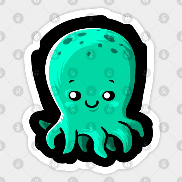 Cute octopus Sticker by albertocubatas